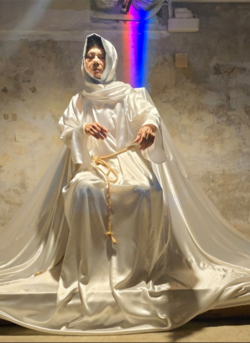 사진설명=홍신자 <피에타> 공연 장면