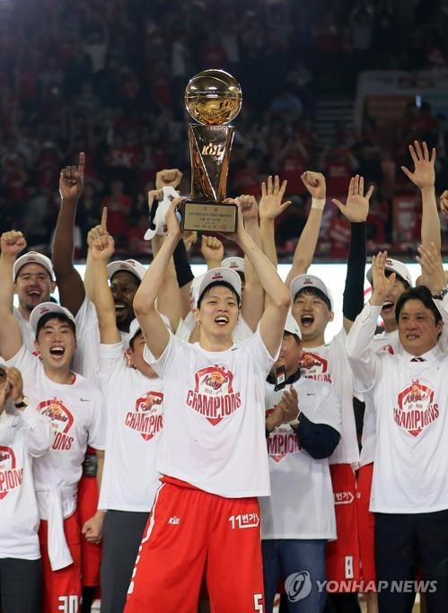 2017-2018시즌 우승한 김선형