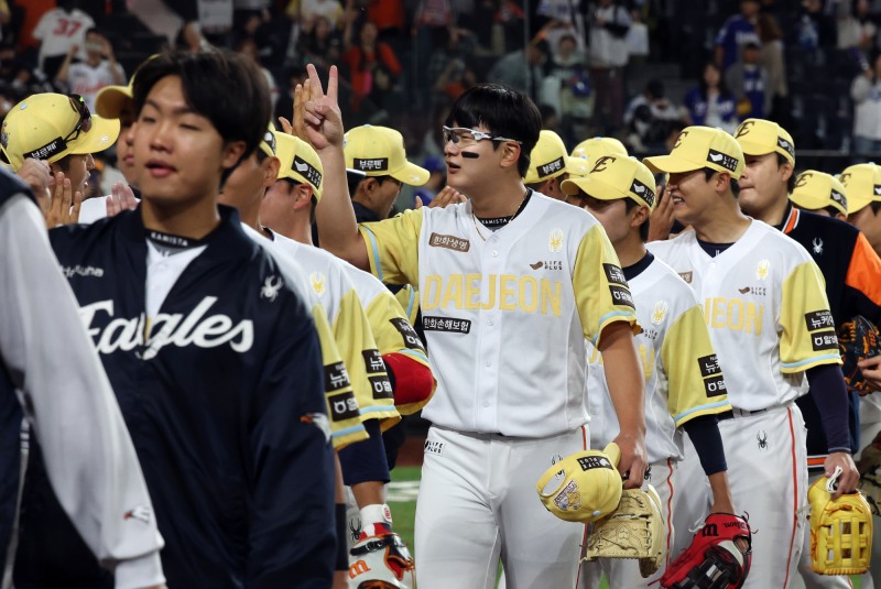 패배를 잊은 한화 이글스 선수들