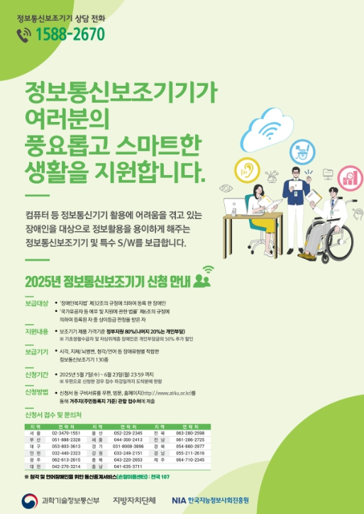 전라남도가 장애인의 디지털 정보 접근성을 높이기 위해 정보통신보조기기 230여대를 보급한다. (전라남도 제공)