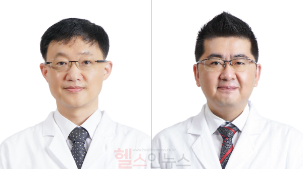 (왼쪽부터) 여승근 경희대병원 이비인후과 교수, 홍성진 경희대치과병원 보철과 교수 (경희의료원 제공)