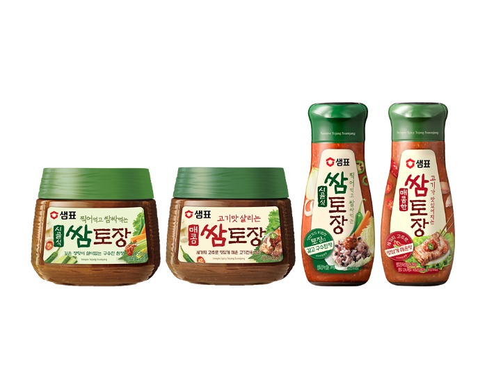 샘표, ‘시골식 쌈토장’ ‘매콤한 쌈토장’ 튜브형 출시