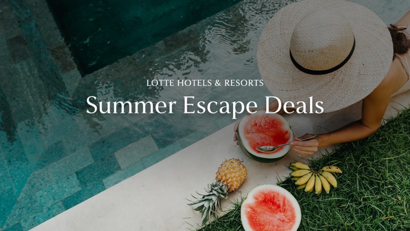 롯데호텔앤리조트, 타임세일 ‘썸머 이스케이프 딜’ 선봬…최대 45% 할인 혜택