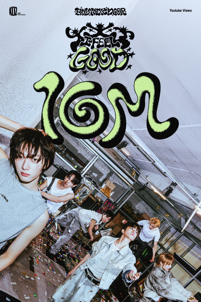 보이넥스트도어, ‘I Feel Good’ 뮤직비디오 1천만 뷰 돌파…15일부터 각종 음악방송 출격