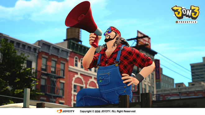 '3on3 프리스타일' 초월 캐릭터 지미. 자료 제공 : 조이시티