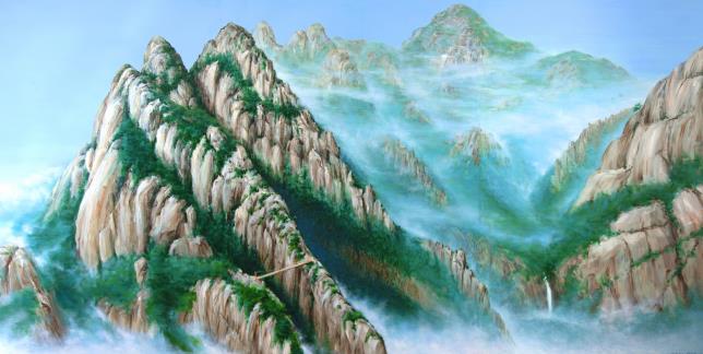 정선휘 월출산을 참하_7인 작가전