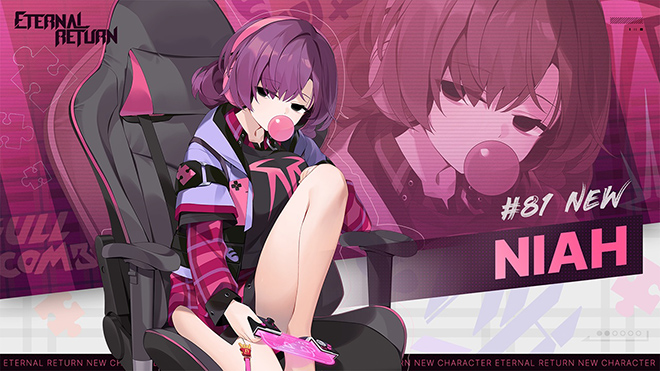 PC게임 '이터널 리턴' 81번째 캐릭터 '니아'. 자료 제공 : 넵튠