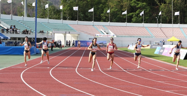 이은빈, 전국종별육상 여자 100m 우승