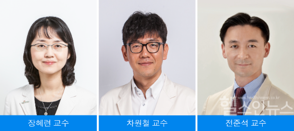 (왼쪽부터) 장혜련·전준석 삼성서울병원 신장내과 교수, 차원철 응급의학과 교수 (삼성서울병원 제공)