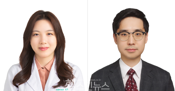 (왼쪽부터) 상현지 경희대학교병원 내분비내과 교수와 연동건 임상의학연구소 교수 (경희의료원 제공)