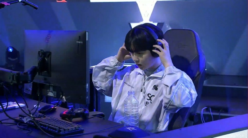 '원' 이원재가 10골을 퍼부으며 8강 진출에 성공했다(출처=대회 실황 캡처).