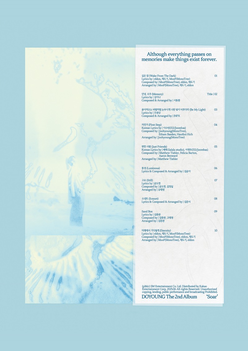 NCT 도영, 두 번째 앨범 ‘Soar’ 트랙 리스트 공개…역대급 라인업 완성