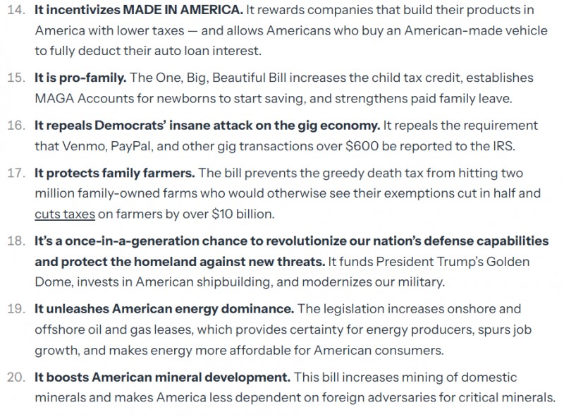 자료: 감세안 통과를 종용하는 백악관