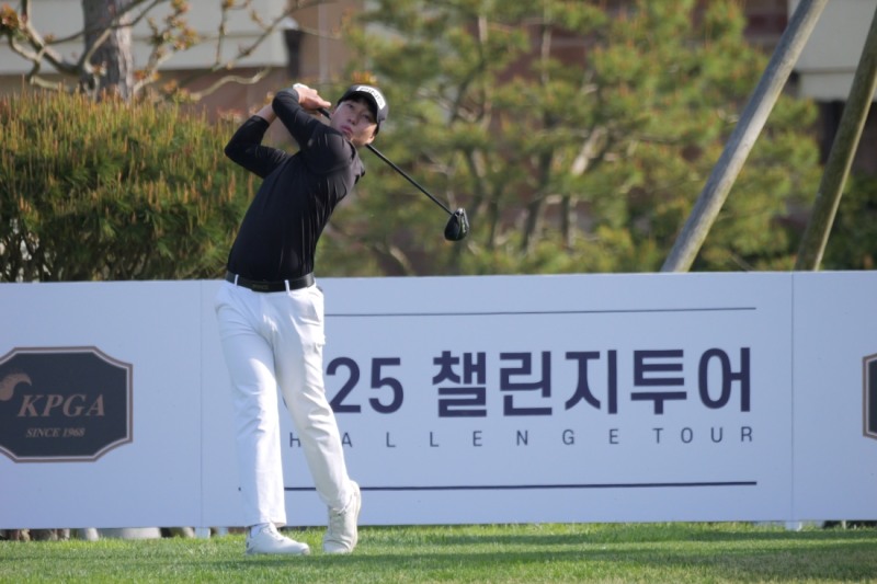 이승찬의 경기 모습. /KPGA