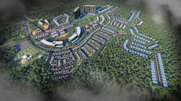 대원이 57ha 규모로 베트남 남부에 추진중인 관광단지 조감도.