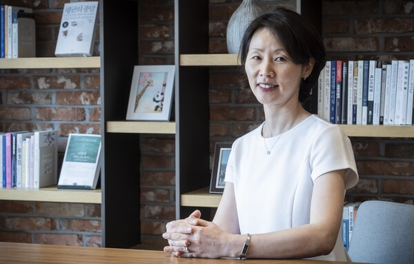 김경아 삼성바이오에피스 대표가 인적분할로 탄생하게될 지주사 ‘삼성에피스홀딩스’ 대표를 맡게될 전망이다.<삼성바이오에피스>