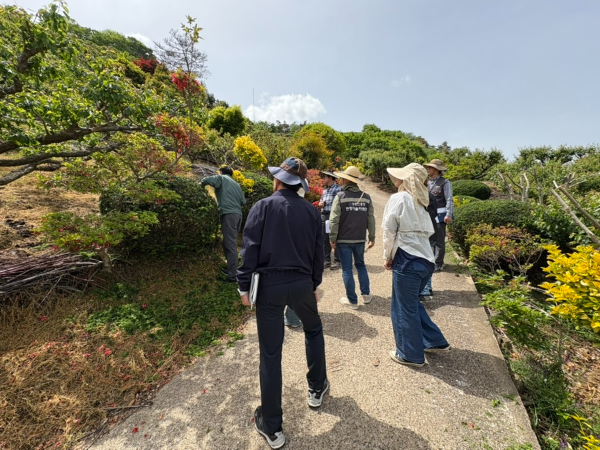 이상저온 피해 정밀 조사. ⓒ 순천시