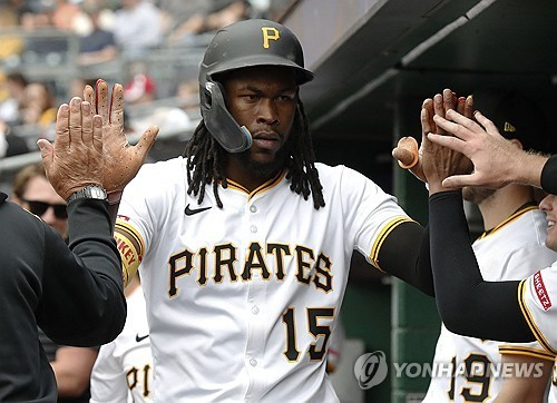 메이저리그 최고 타구 속도를 기록한 오닐 크루스 / 사진=연합뉴스