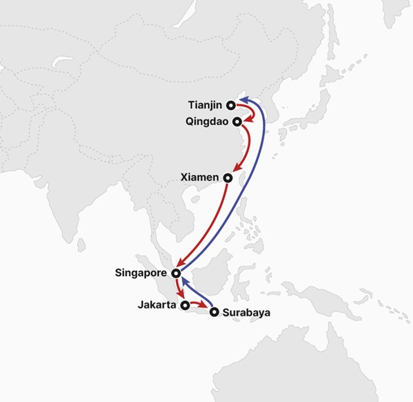 NIS(North-China Indonesia Service) 서비스 ⓒHMM