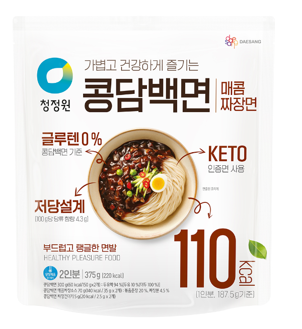 대상㈜ 청정원, 신제품 ‘콩담백면 매콤짜장면’ 출시