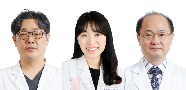 (좌측부터) 이범준, 김관일, 정희재 경희대한방병원 폐장호흡내과 교수 (경희대한방병원 제공)