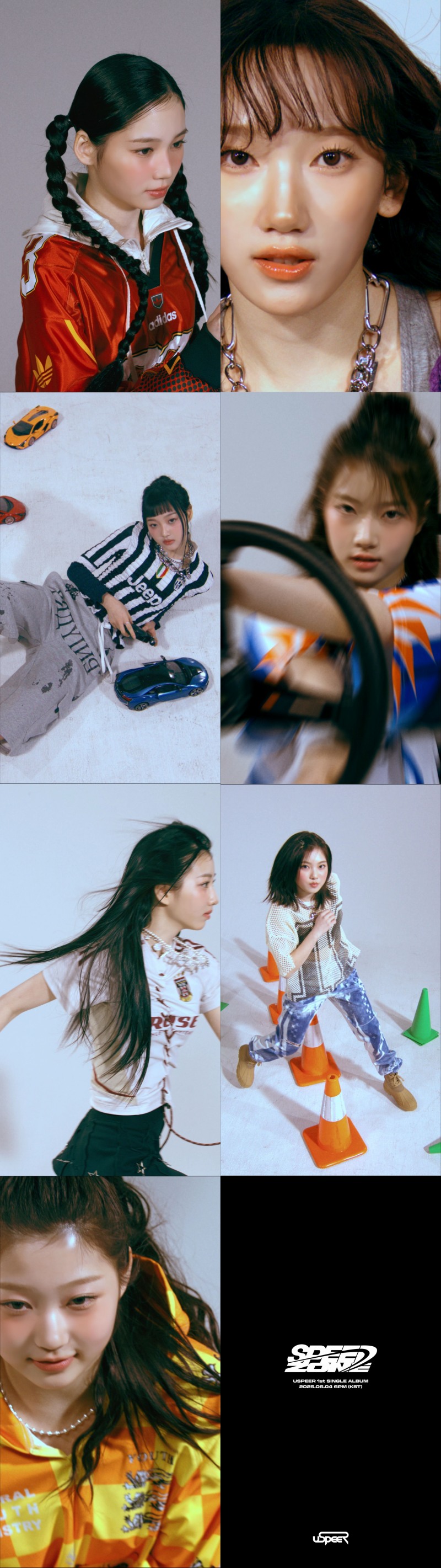 USPEER, 첫 싱글 앨범 ‘SPEED ZONE’ 스피드 클립 공개…7인 7색 넘치는 속도감+역동적 무브먼트