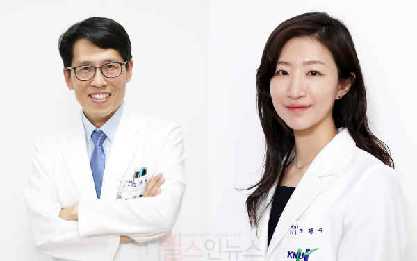 (왼쪽부터) 문기원, 도현수 강원대학교병원 류마티스내과 교수 (강원대학교병원 제공)