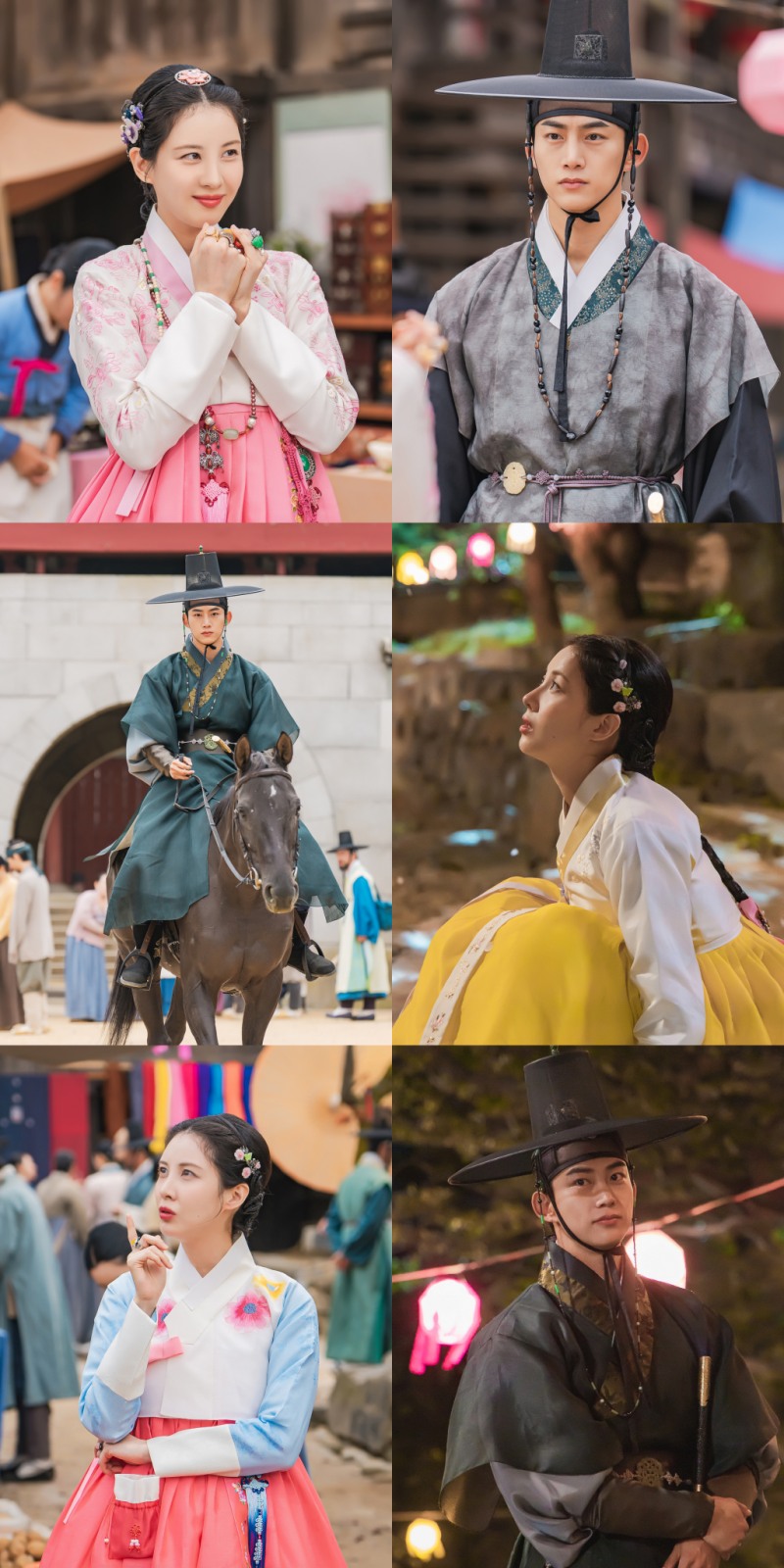 ‘남주의 첫날밤을 가져버렸다’ 서현X옥택연, 로맨스 소설 속 한복 맵시 전쟁…화사함과 절제미의 조화