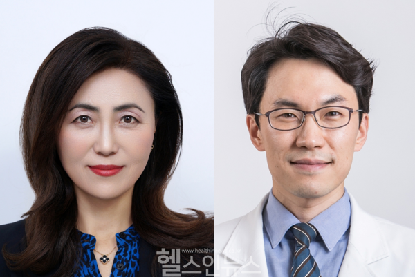 (왼쪽부터) 허미나 건국대학교병원 진단검사의학과 교수와 신현진 건국대학교병원 안과 교수 (건국대학교병원 제공)