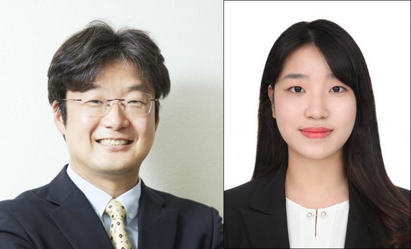 왼쪽은 이민재 서울대학교 의과대학 교수(생화학교실), 오른쪽은 김지성 대학원생(서울대학교 의과대학 생화학교실).