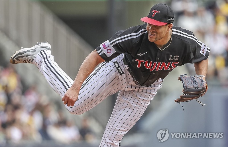 LG 1선발 치리노스 / 사진=연합뉴스