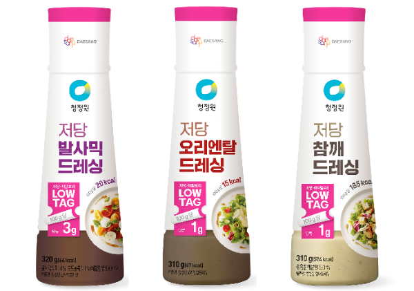 청정원, LOWTAG 소스 신제품 ‘저당 드레싱 3종’ 출시