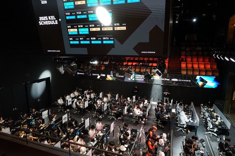 KEL 부산 배그 모바일이 열리는 중이다(사진=한국e스포츠협회)