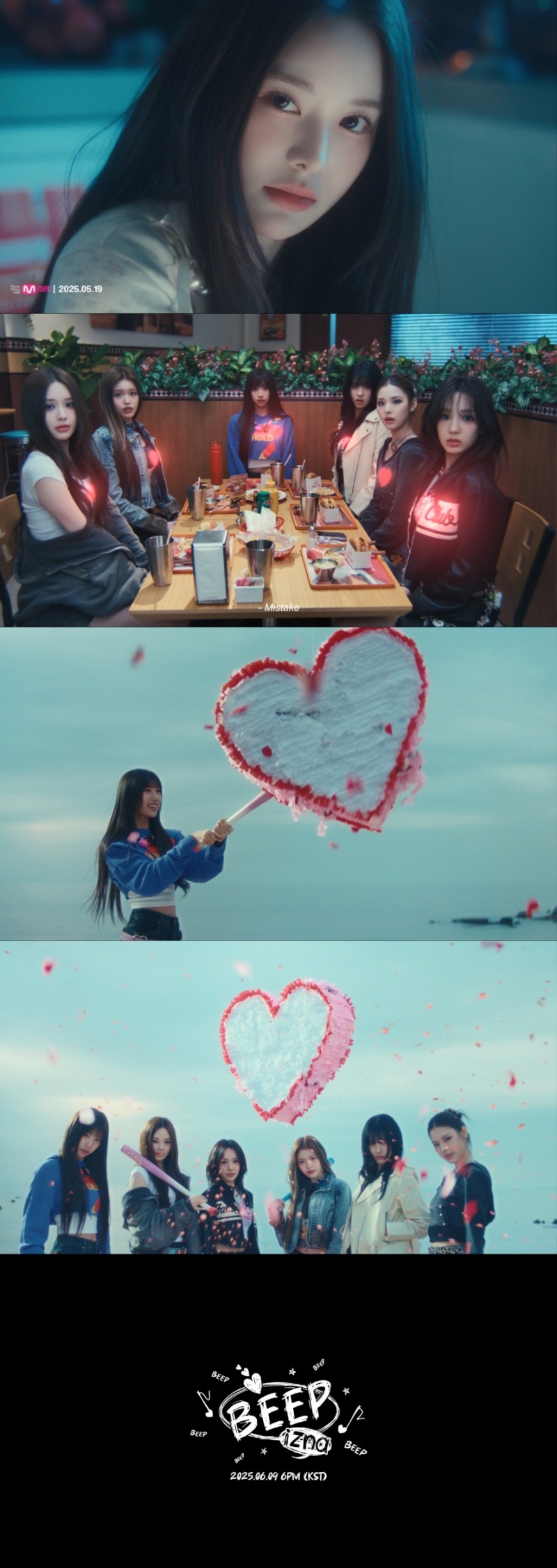 izna, 새 싱글 'BEEP(삡)' 뮤직비디오 티저 공개…하이틴 감성 '설렘 유발'