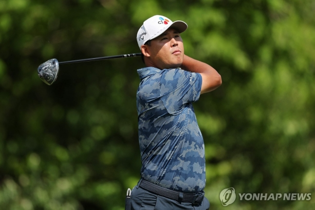 김시우의 1라운드 경기 모습 / 사진=연합뉴스