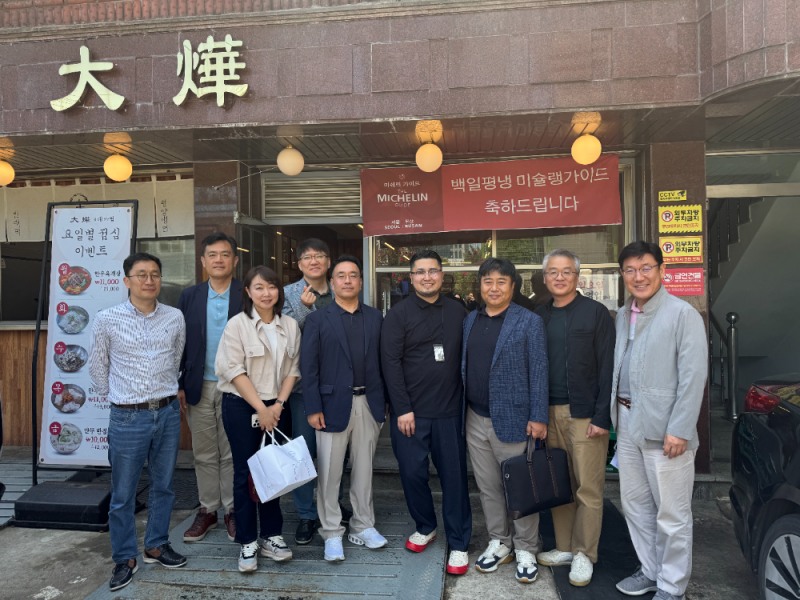 고씨네푸드 고석현 대표, ‘대엽’에서 LG 임직원과 외식 브랜드 필드트립 진행