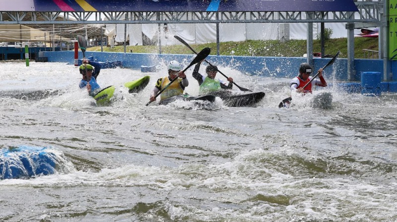 2024 파리 올림픽 카누 슬라럼 경기 모습