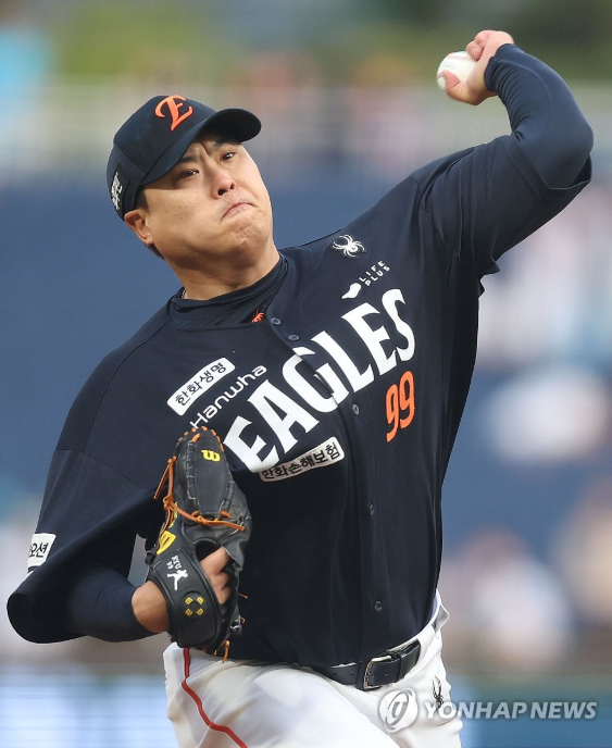 한화 류현진 역투 / 사진=연합뉴스