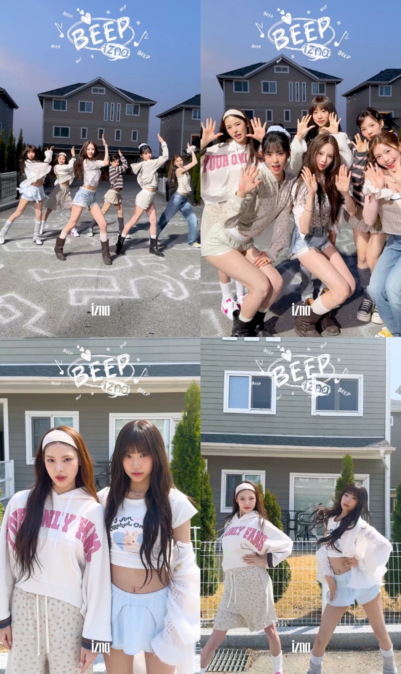 izna, ‘BEEP’ 챌린지 선공개→3백만 뷰 단숨에 육박…하이틴 감성+러블리 비주얼 화력 폭발