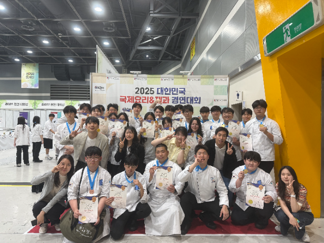 신진과학기술고 호텔조리과, 국내 최대 요리대회 전원 수상