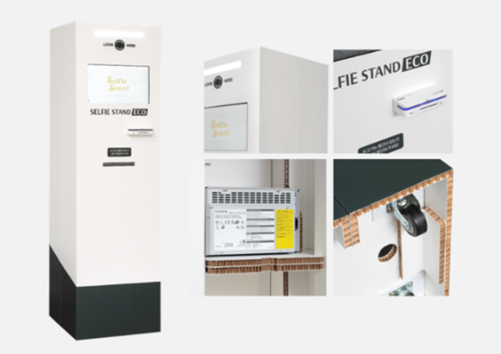 한국후지필름㈜, 페이퍼 네 컷 사진 키오스크 '에코' 출시...친환경 소재 셀피 스탠드 선보여