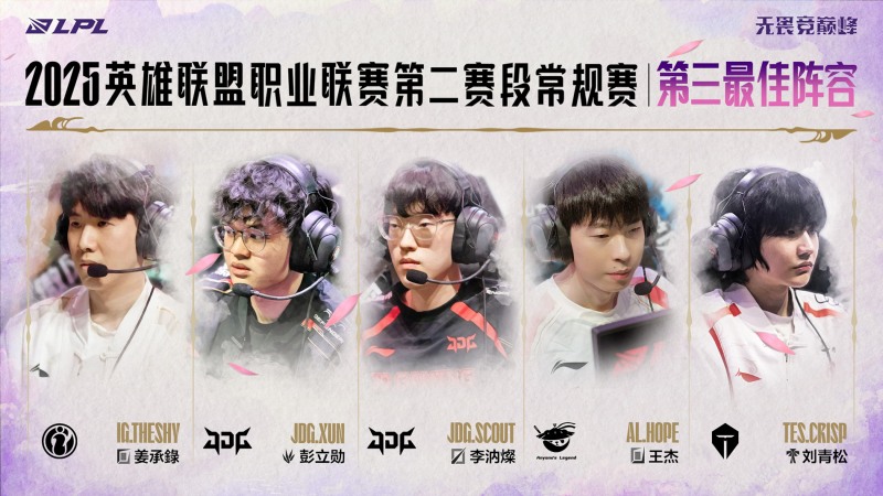 LPL 스플릿2 서드 팀(사진=LPL)