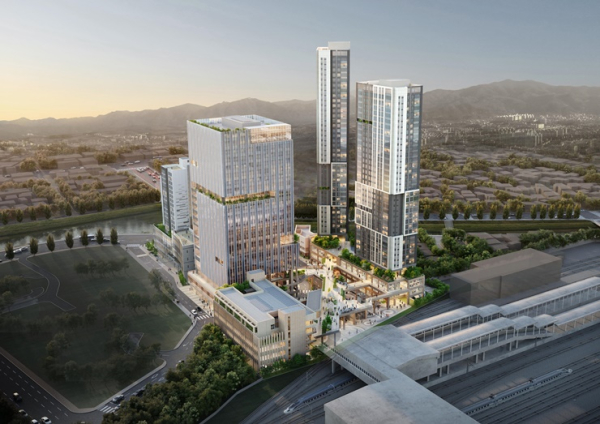 '천안역세권 혁신지구 도시재생사업' 조감도