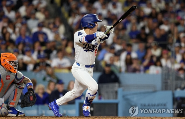 '타율 0.420' 다저스 김혜성, 9회 결정적 안타로 동점 연출...시즌 5호 도루까지