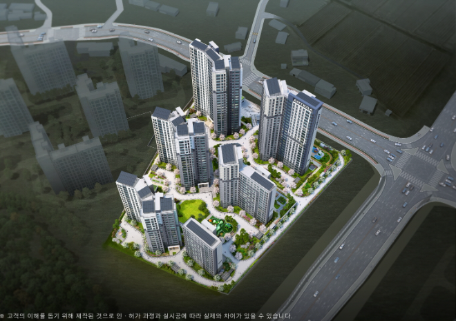 오산 세교 아테라 조감도 ⓒ금호건설