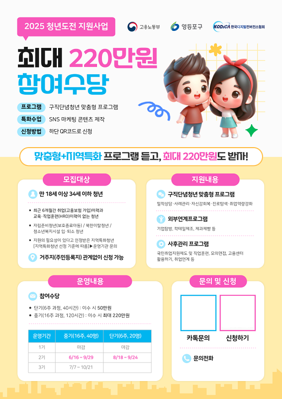 한국디지털컨버전스협회, 2025년 청년도전 지원사업 본격 가동