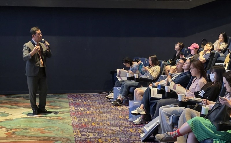 부산지역 설명회 현장_이상명 입학처장 (사진제공=중앙대)