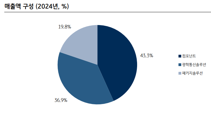 삼성전기의 매출액 구성비율. 지난해 기준. 자료=삼성전기, KB증권