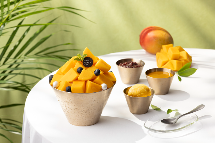 서울드래곤시티, 애플망고 가득 담은 ‘망고빙수’ 선봬