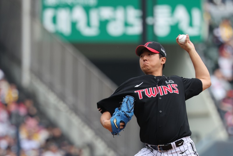 역투하는 송승기. 사진=연합뉴스